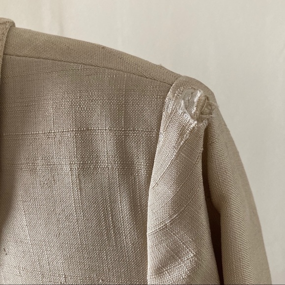 1960s Boxy Blazer in Tan - Picture 5 of 6